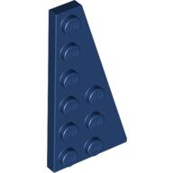 Lego Wedge Plate 6 x 3 Right / Dark Blue