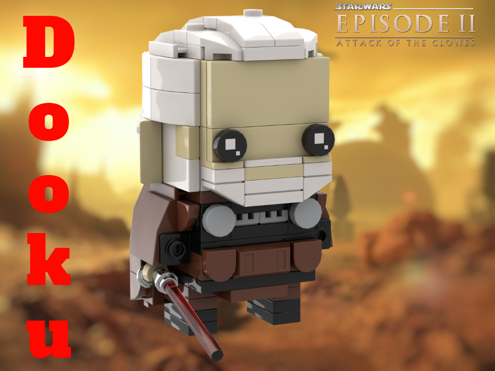 Lego Count Dooku Brickheadz