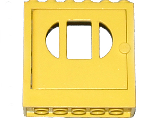 Lego Fabuland Door Frame 2 x 6 x 5 with Yellow Door (x610 / fabak3)