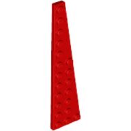 Lego Wedge Plate 12 x 3 Right / Red