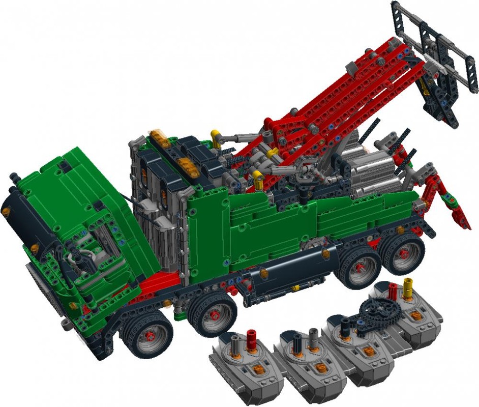 Lego 42008 Service Truck Full RC