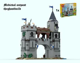Medieval Outpost - 31168 alternate (Medieval Horse Knight Castle)