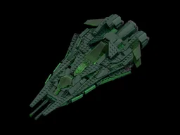 Galactic Gator green spaceship