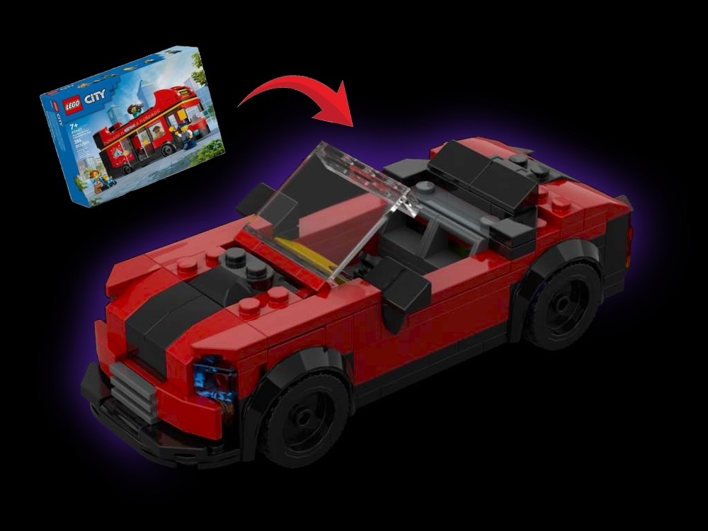 Lego Red stripe car 60407 alt