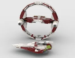 Obi-Wan's Starfighter + Hyperdrive Booster Ring