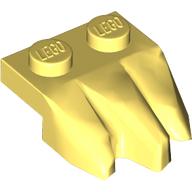 Lego Plate Special 2 x 3 with Rocks / Bright Light Yellow