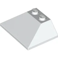Brick Sloped 45° 3 x 4 Double / 33° / White