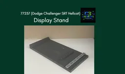 Display Stand for 77237 Dodge Challenger SRT Hellcat