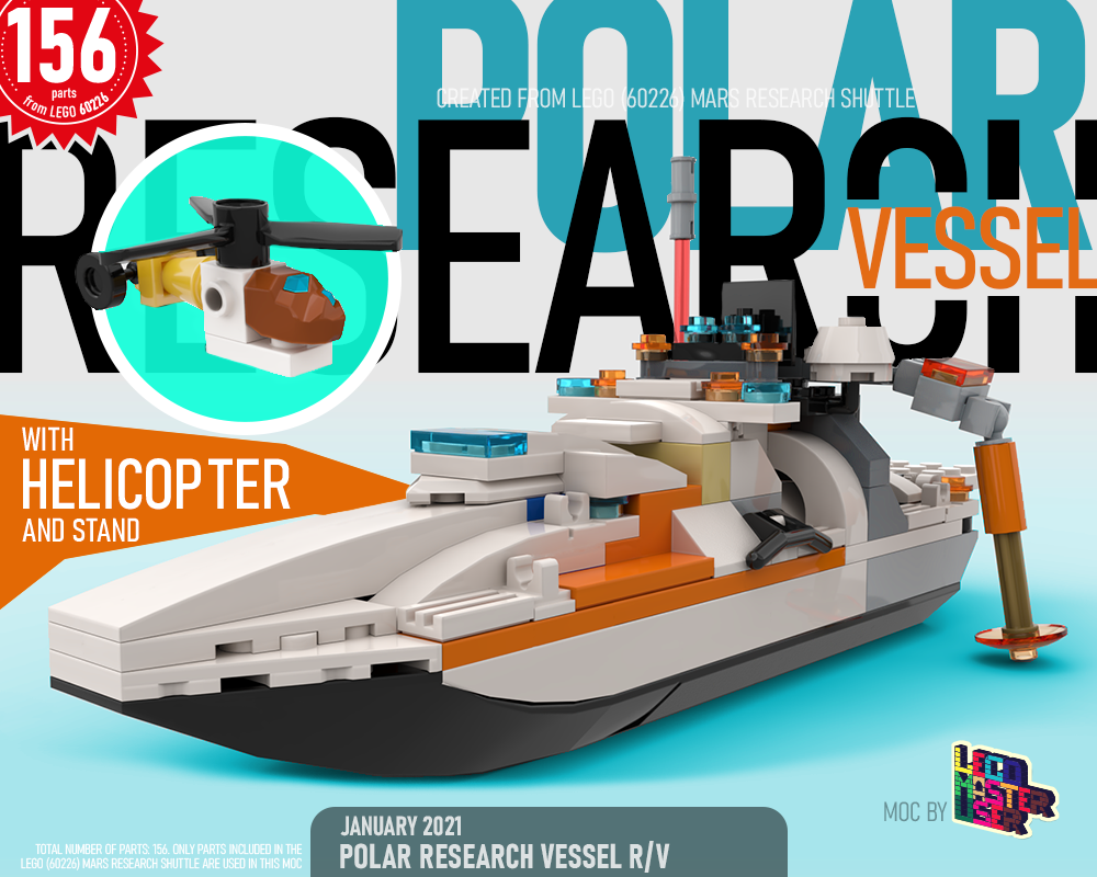 Lego Polar Research Vessel R/V
