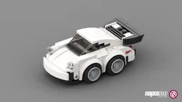 75895 1974 Porsche 911 Turbo 3.0 Chibi Alternate