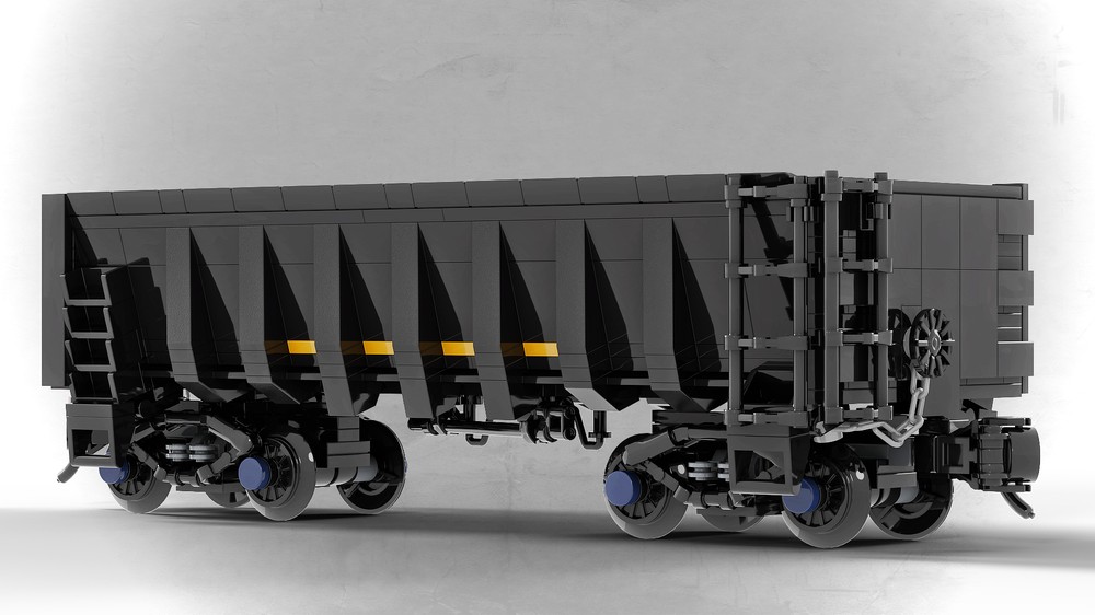 Lego National Steel car LTD. 1,350 Cubic Foot Rotary Dump Gondola Car (1:38)