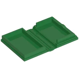 Book 2 x 3 [Plain] / Green