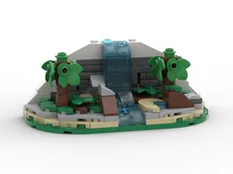 Forest Waterfall Diorama