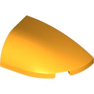 Lego Brick Round, Curved Double 3 x 2 Beveled with Stud Notch Right / Bright Light Orange