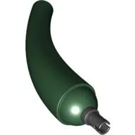 Animal / Creature Body Part, Tail / Neck, Base Section with Black Pin / Dark Green