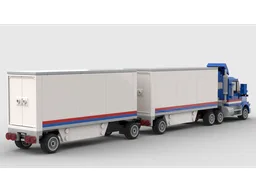 Truck With Pup Trailers