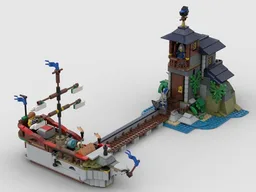 Guardhouse Island and Ship