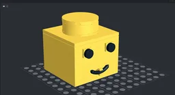 Up-scaled 1x1x2/3 Bricklink Logo (x6 size) xd