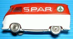HO Scale VW Van - White Base, Spar Print