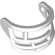 Headwear Accessory Visor / Hockey Mask / White