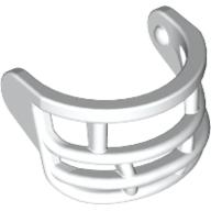 Lego Headwear Accessory Visor / Hockey Mask / White