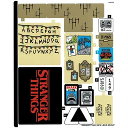 Sticker Sheet 1 for Set 75810-1 / [No Color/Any Color]