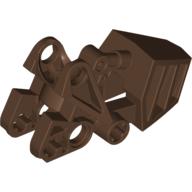 Lego Large Figure Foot, with Ball Joint Socket 3 x 6 x 2 1/3 / Brown