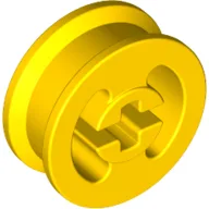 Wheel with Split Axle hole / Yellow
