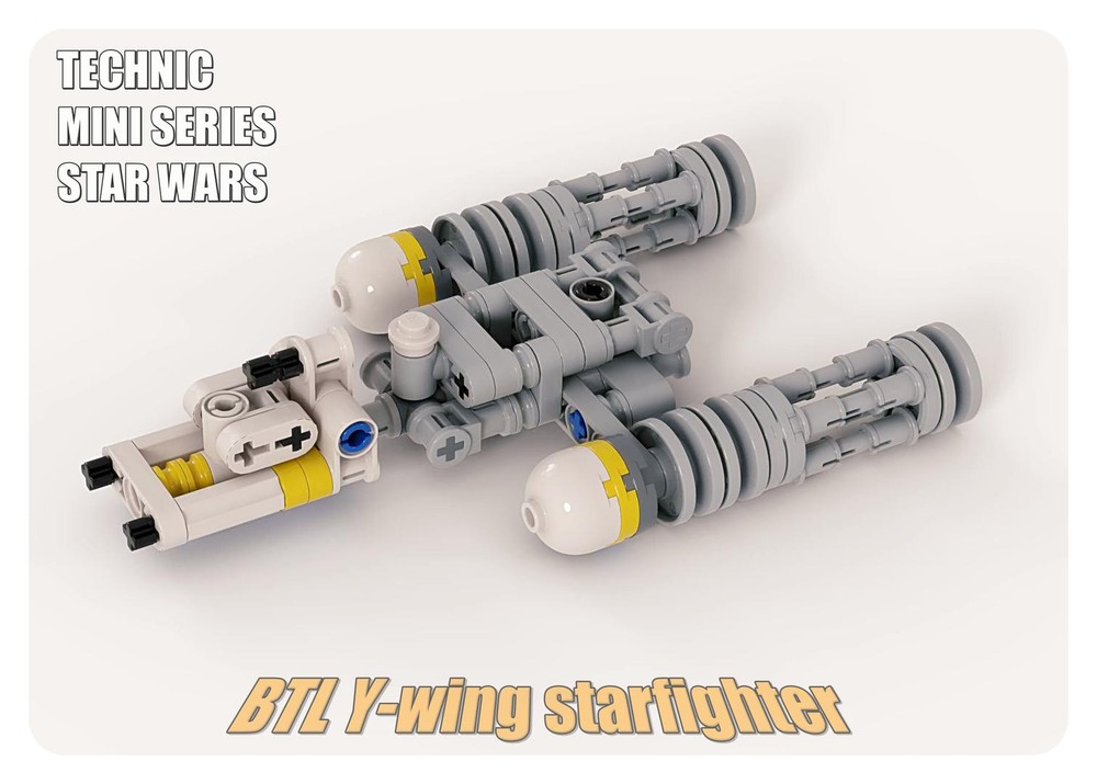 Lego TECHNIC mini Y-wing starfighter