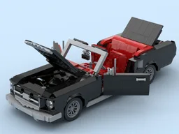 1964 1/2 Mustang Black/Red