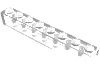 Brick 1 x 8 / Trans-Clear
