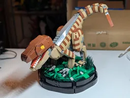 Velociraptor Statue
