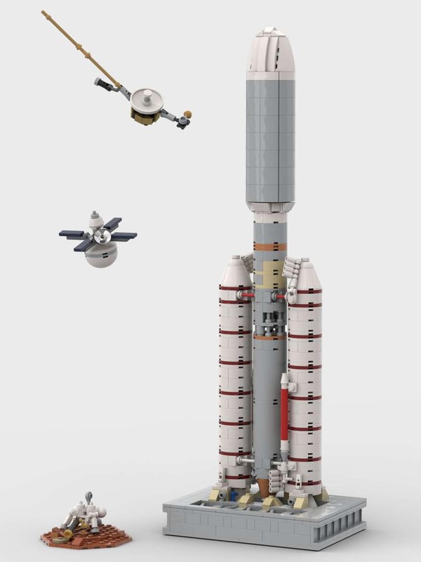 Lego Titan IIIE Centaur 1/110 scale