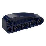 Lego Technic Beam 2 x 5 L-Shape with Quarter Ellipse Thick / Dark Blue