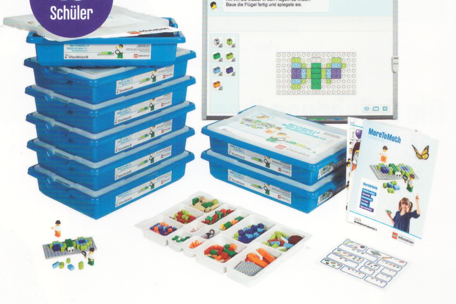 Lego MoreToMath 1-2 Package - 8 Students