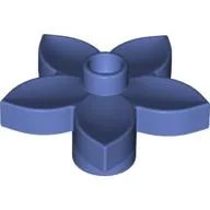 Duplo Plant, Flower with 1 Top Stud / Medium Bluish Violet