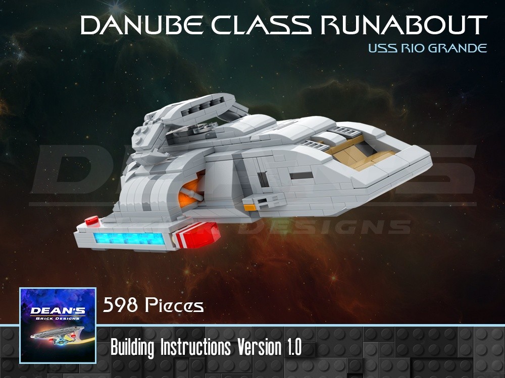 Lego Danube Class Runabout- Star Trek Deep Space Nine