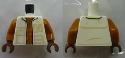 Torso SW Vest with Pockets on Dark Orange Jumpsuits Pattern (Kabe) / Dark Orange Arms / Reddish Brown Hands