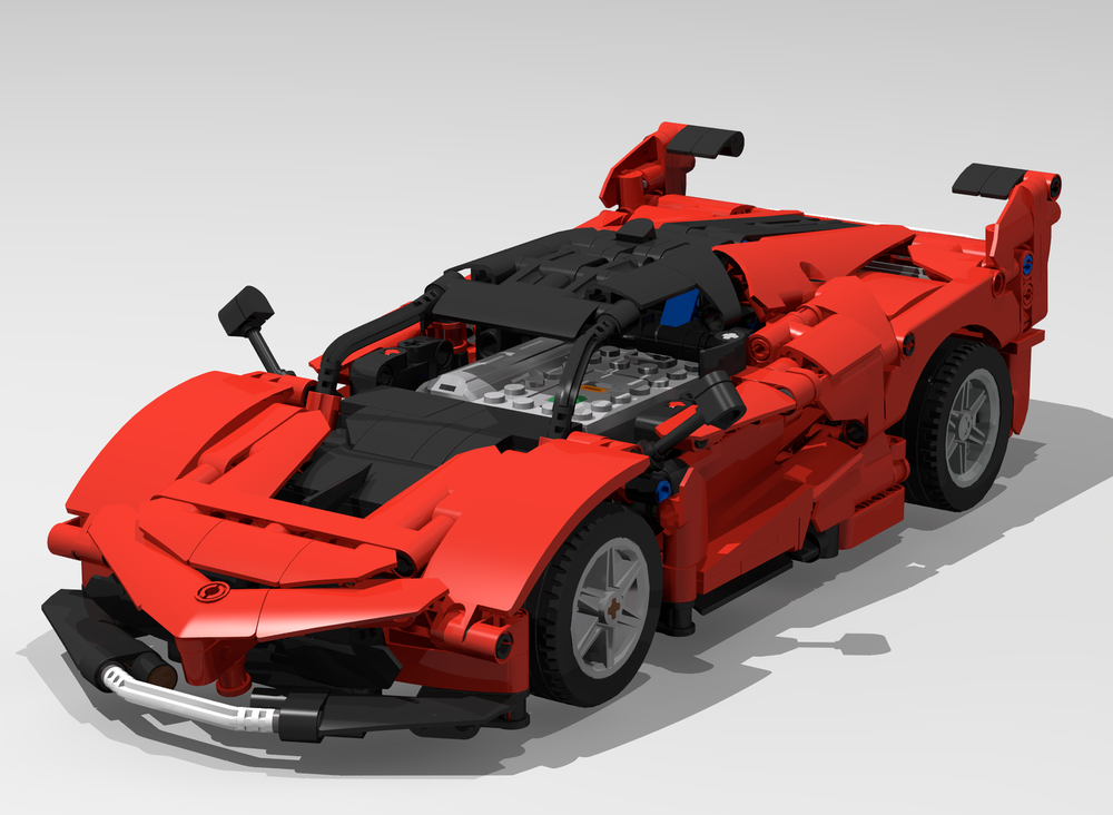 Lego Ferari FXX K - Buggy Motor & Servo Steering
