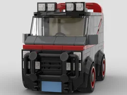Compacted racer - Baracus' van from A Team