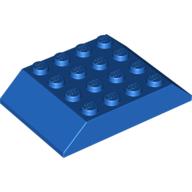 Lego Brick Sloped 45° 6 x 4 Double [aka Train Roof] / Blue
