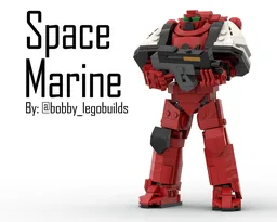 Lego Modular Warhammer 40K Space Marine Blood Raven