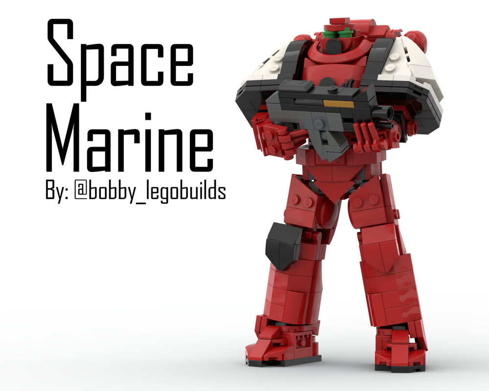 Lego Modular Warhammer 40K Space Marine Blood Raven