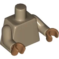 Torso, Dark Tan Arms, Medium Nougat Hands [Plain] / Dark Tan