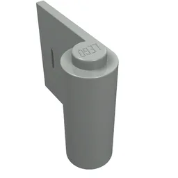 Door 1 x 3 x 2 Left / Light Gray