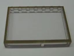 Modulex Window 1 x 7 x 5 with Brown Border Print