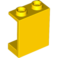 Lego Panel 1 x 2 x 2 [Hollow Studs] / Yellow