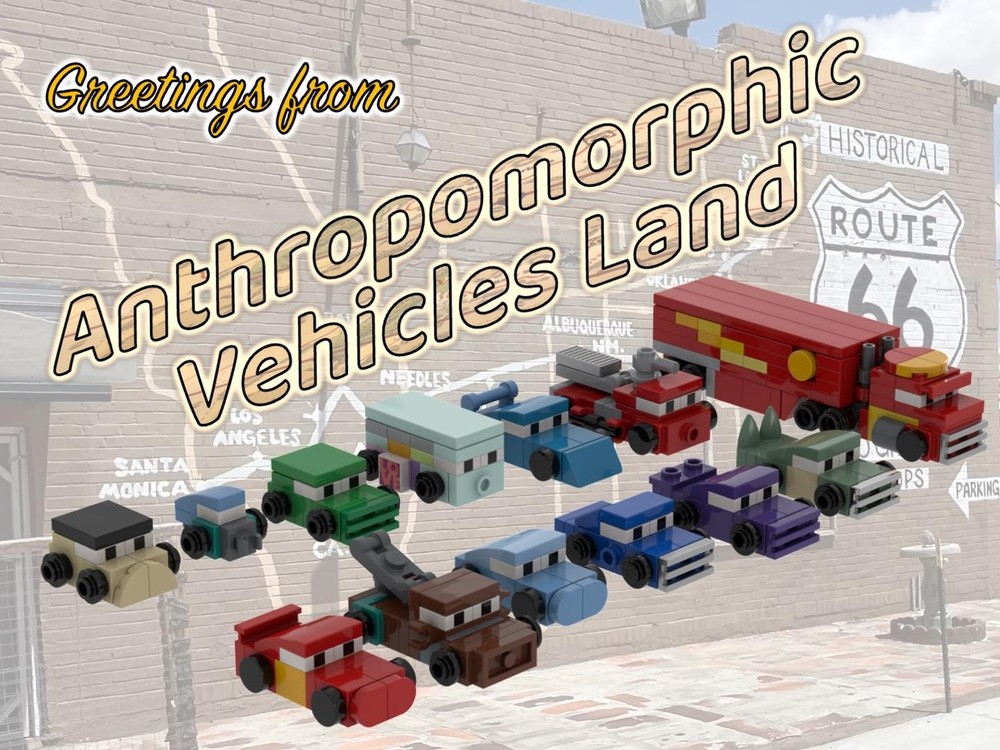 Lego Anthropomorphic Vehicles Gang
