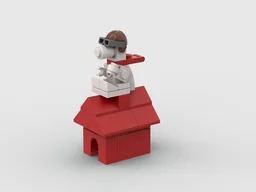 Snoopy and Doghouse ('Curse You Red Baron')