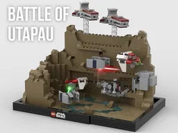 Battle of Utapau Diorama